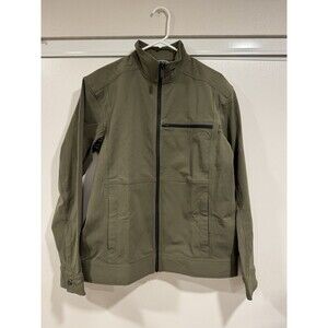 Mountain Hard Wear Men Size Medium Olive Green Full Zip Nylon Blend Jacket